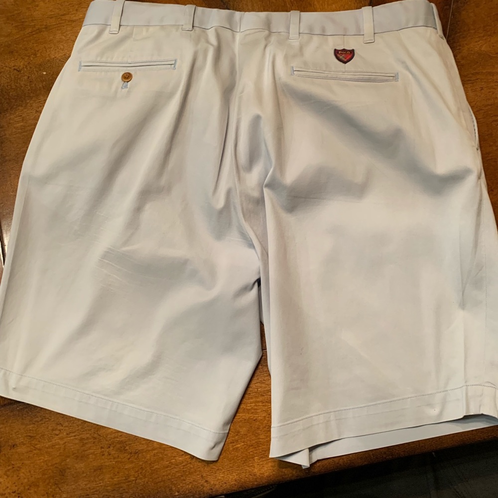 polo baby blue shorts